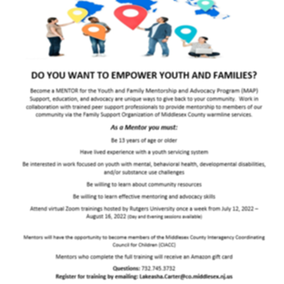 Middlesex CIACC Youth and Family Mentoring