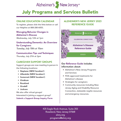 Alzheimer Caregiver Support Group