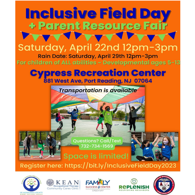 Inclusive Field Day + Parent Resource Fair