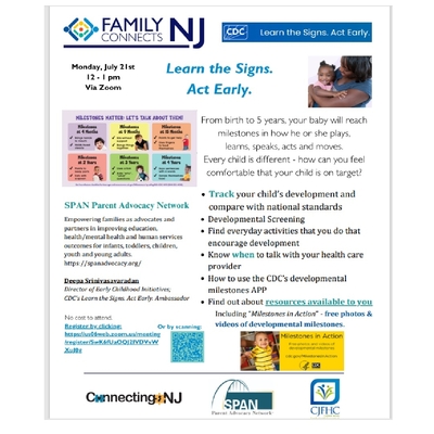 Learn the Signs - Early Child Development