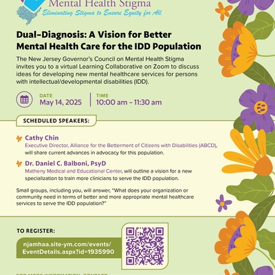 Dual-Diagnosis: A Vision for Better Mental Health Care for the IDD Population