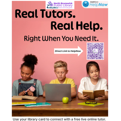 Free Tutoring through North Brunswick Library