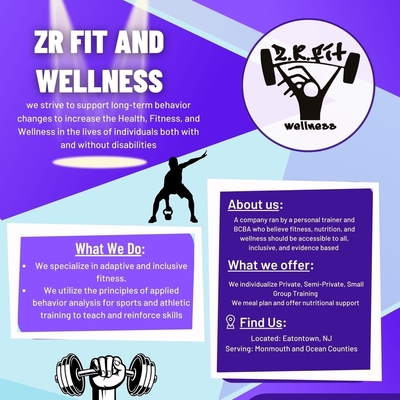ZR Fit and Wellness, Adaptive Inclusive Fitness and Social Opportunities
